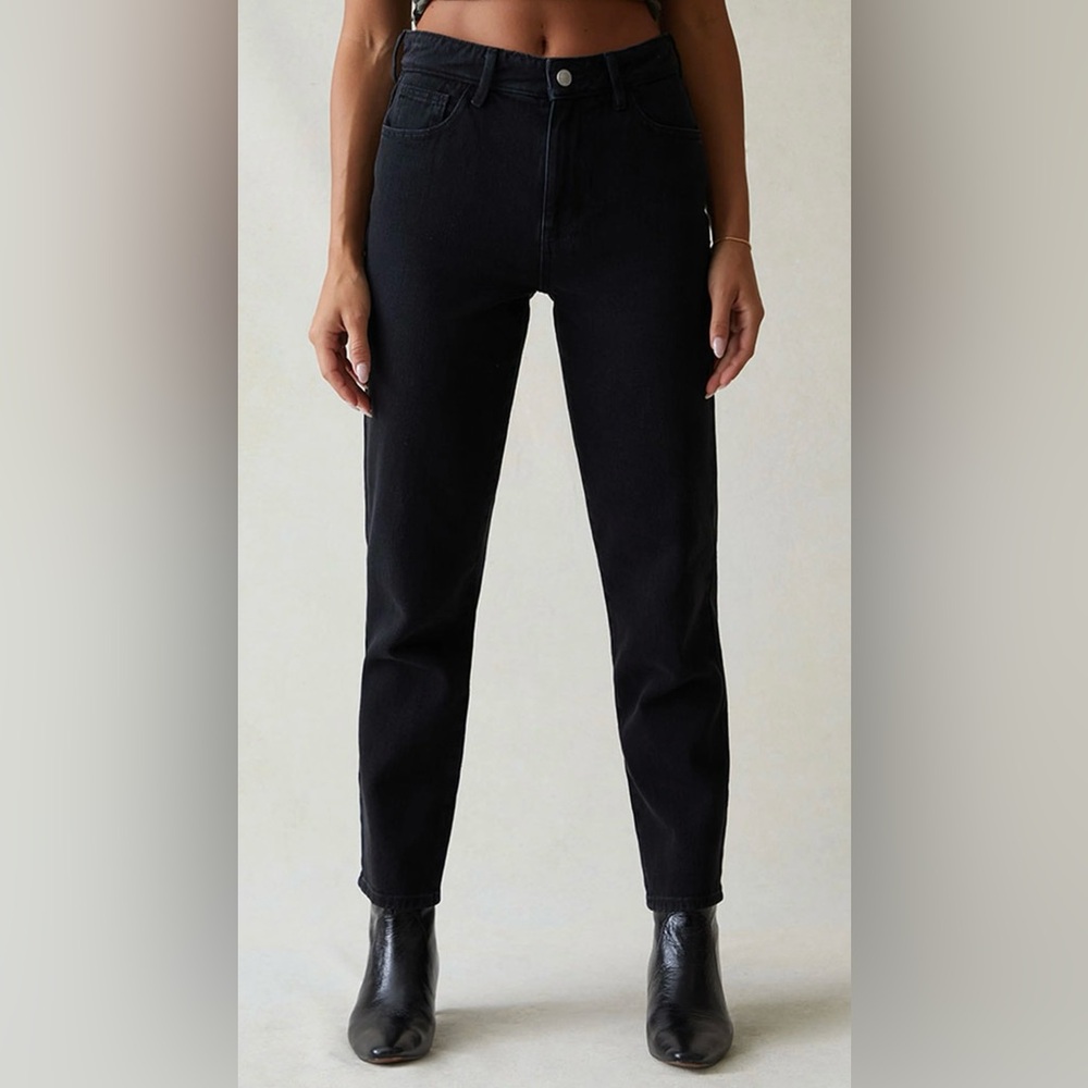 PacSun Women's Black Mom Jeans